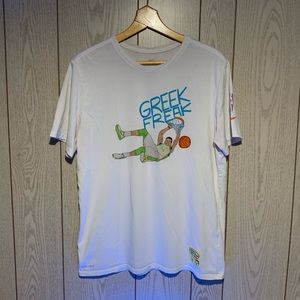 Nike X NBD Milwaukee Bucks Greek Freak Tshirt Size L